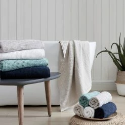 Wholesale 🧨 Northern Pacific 6-Piece Bay Blue Cotton Towel Set by Tommy Bahama 👍 -Harper Lane Sales bay blue tommy bahama bath towels ushsac1166019 4f 1000