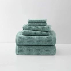 Wholesale 🧨 Northern Pacific 6-Piece Bay Blue Cotton Towel Set by Tommy Bahama 👍
