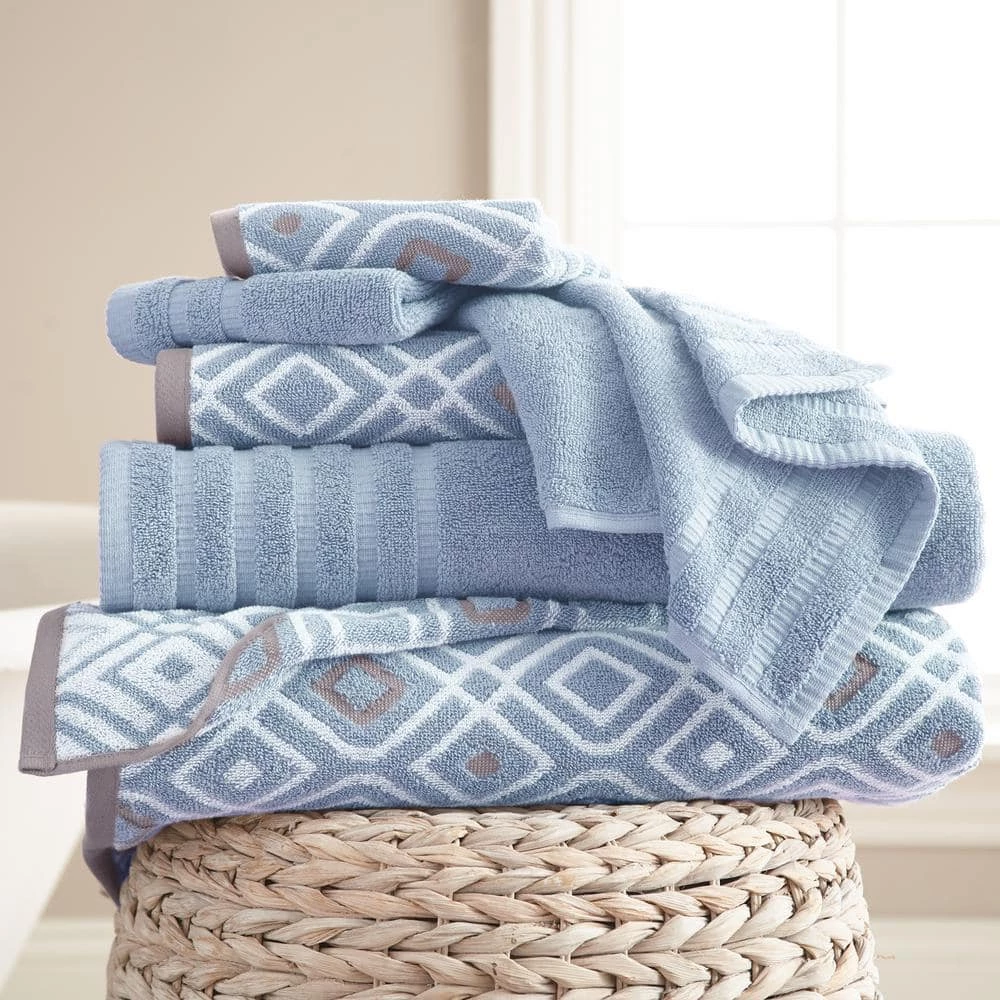 Best Sale ๐ฅฐ 6-Piece Yarn Dyed Towel Set Oxford Blue by MODERN THREADS โญ 1 Best Sale ๐ฅฐ 6-Piece Yarn Dyed Towel Set Oxford Blue by MODERN THREADS โญ