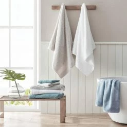 Cheap 👏 Island Retreat 6-Piece Blue Cotton Towel Set by Tommy Bahama 🧨 -Harper Lane Sales blue tommy bahama bath towels ushsac1167917 1f 1000