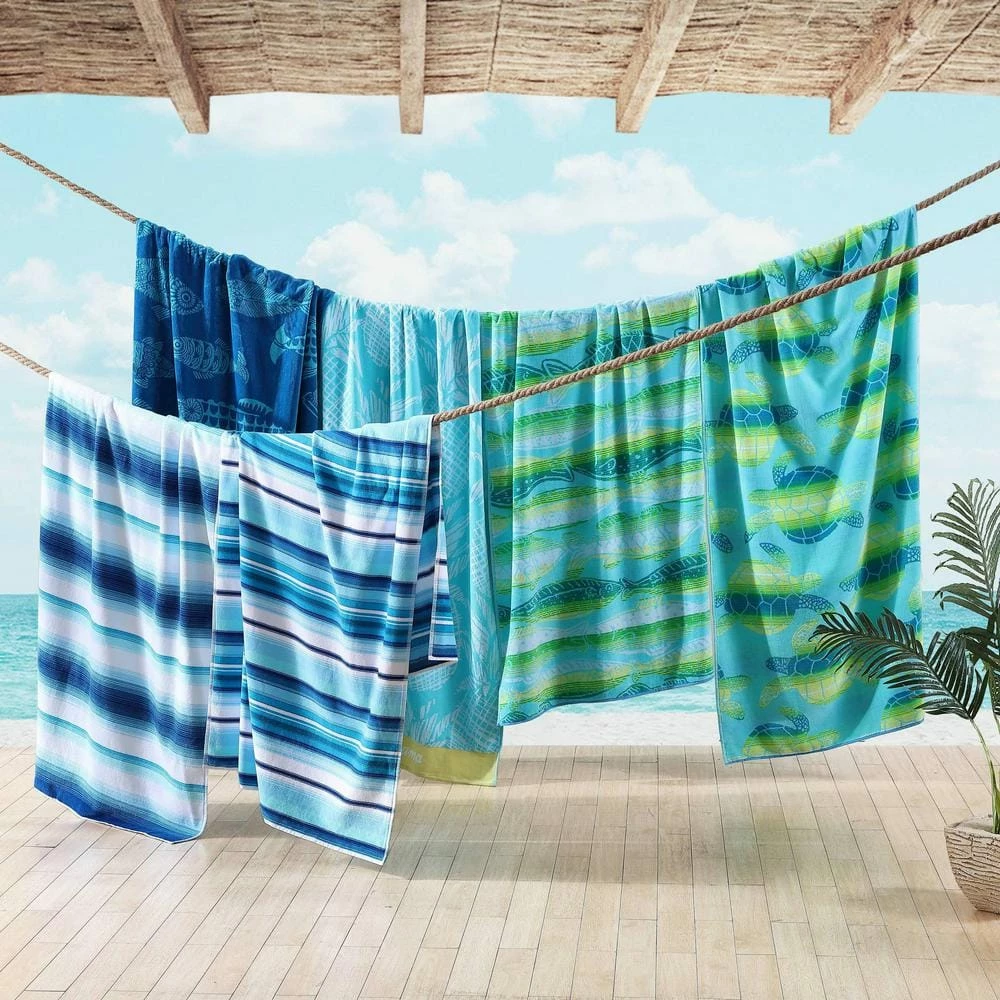 Top 10 ๐ Ombre Fish and Ombre Turtle 2-Piece Blue Cotton 36 X 68 Beach Towel by Tommy Bahama ๐ 6 Top 10 ๐ Ombre Fish and Ombre Turtle 2-Piece Blue Cotton 36 X 68 Beach Towel by Tommy Bahama ๐ - Image 6
