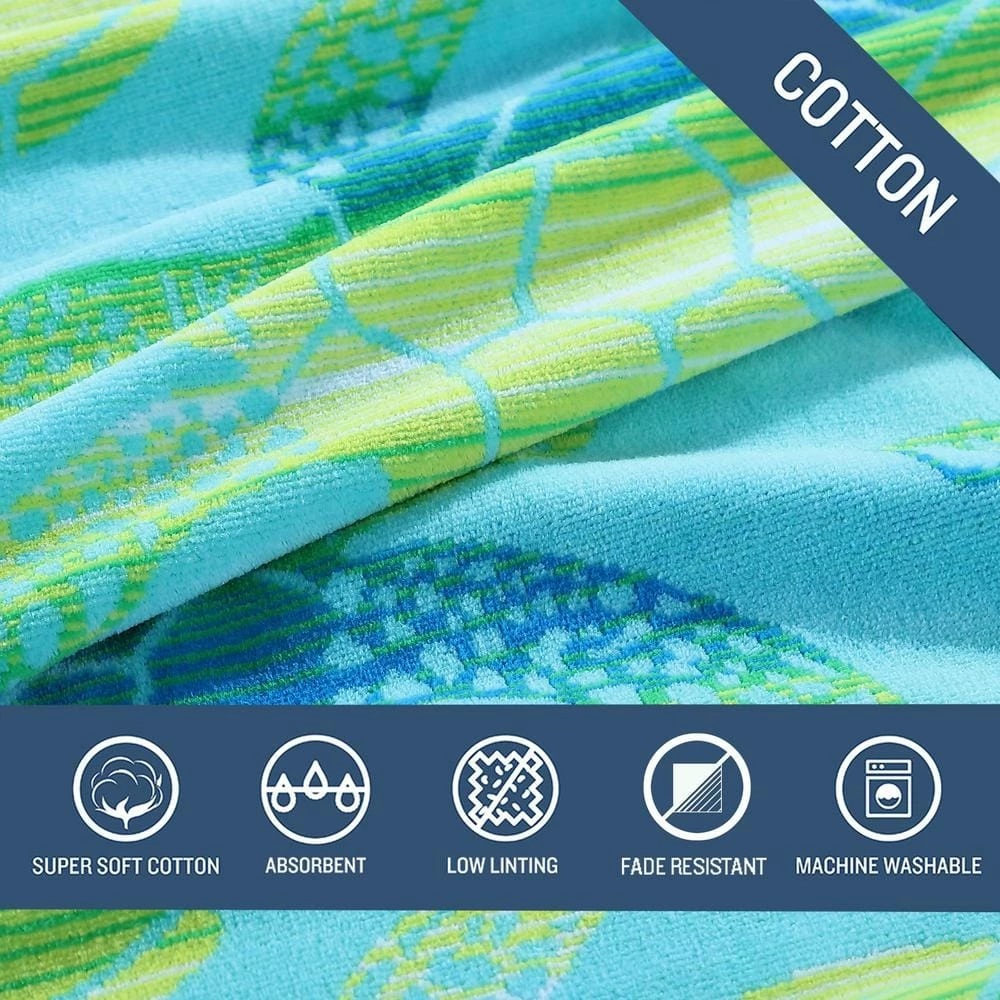 Top 10 ๐ Ombre Fish and Ombre Turtle 2-Piece Blue Cotton 36 X 68 Beach Towel by Tommy Bahama ๐ 2 Top 10 ๐ Ombre Fish and Ombre Turtle 2-Piece Blue Cotton 36 X 68 Beach Towel by Tommy Bahama ๐ - Image 2
