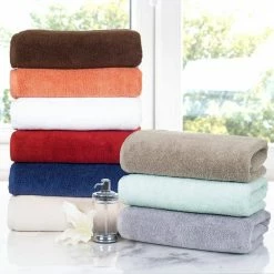 Top 10 ✔️ 100% Egyptian Cotton Zero Twist Towel Set in Chocolate (6-Piece) by Lavish Home ✔️ -Harper Lane Sales chocolate lavish home bath towels 67 0017 c 1f 1000