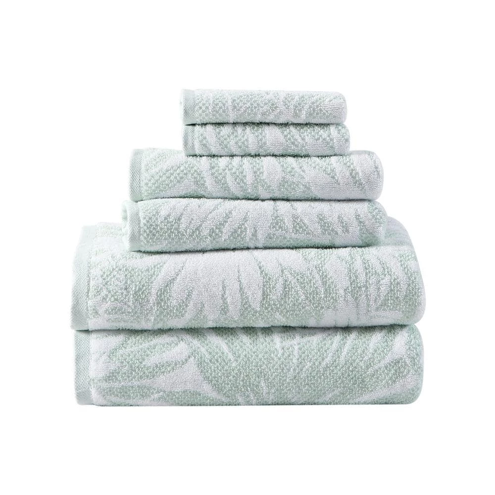 Best Pirce ๐ Lago Palm 6-Piece Green Floral Cotton Towel Set by Tommy Bahama ๐งจ 1 Best Pirce ๐ Lago Palm 6-Piece Green Floral Cotton Towel Set by Tommy Bahama ๐งจ