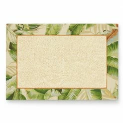 Best reviews of ⌛ Palmiers Green Cotton 20 in. x 30 in. Rug by Tommy Bahama 🥰
