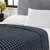 Best reviews of 😉 Melbourne Dot Navy Blue Full/Queen Cotton Blanket by Harper Lane 🌟