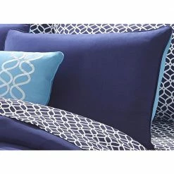 Cheap 🤩 7-Piece Blue Twin Bed in a Bag Set by Harper Lane ✔️ -Harper Lane Sales harper lane bed in a bag 13294 4f 1000