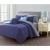 Cheap 🤩 7-Piece Blue Twin Bed in a Bag Set by Harper Lane ✔️