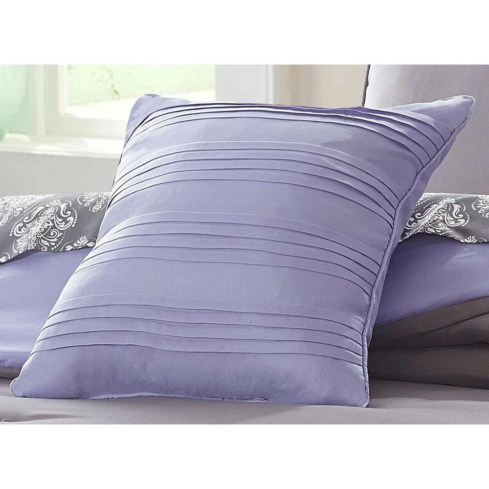 Budget ๐ฅ 7-Piece Charcoal/Purple Twin Comforter Set by Harper Lane ๐งจ 4 Budget ๐ฅ 7-Piece Charcoal/Purple Twin Comforter Set by Harper Lane ๐งจ - Image 4