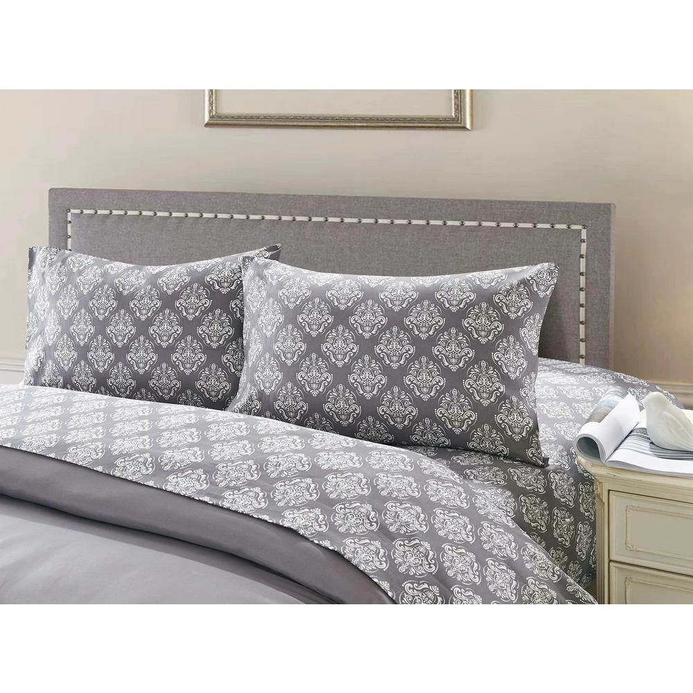 Budget ๐ฅ 7-Piece Charcoal/Purple Twin Comforter Set by Harper Lane ๐งจ 2 Budget ๐ฅ 7-Piece Charcoal/Purple Twin Comforter Set by Harper Lane ๐งจ - Image 2