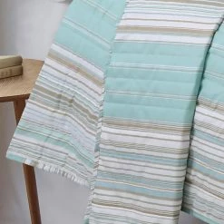 Wholesale ✔️ Mesa Stripe 3-Piece Blue Microfiber Full/Queen Quilt Set by Harper Lane 🔥 -Harper Lane Sales harper lane bedding sets 16202 4f 1000