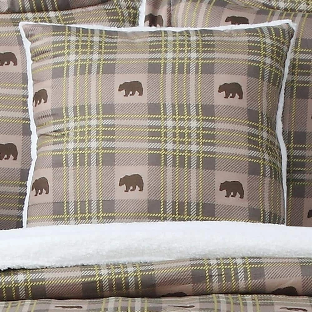 Coupon ๐ Arbor 4-Piece Brown Microfiber Sherpa Full / Queen Comforter Set by Harper Lane ๐ 2 Coupon ๐ Arbor 4-Piece Brown Microfiber Sherpa Full / Queen Comforter Set by Harper Lane ๐ - Image 2