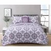 Discount 🎉 Dustin 3-Piece Purple Microfiber Twin Comforter Set by Harper Lane 😉