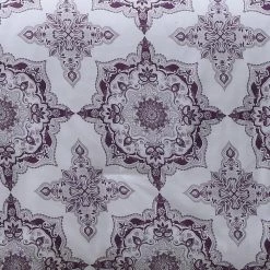 Budget 🔔 Dustin 4-Piece Purple Microfiber King Comforter Set by Harper Lane 🛒 -Harper Lane Sales harper lane bedding sets 16224 4f 1000