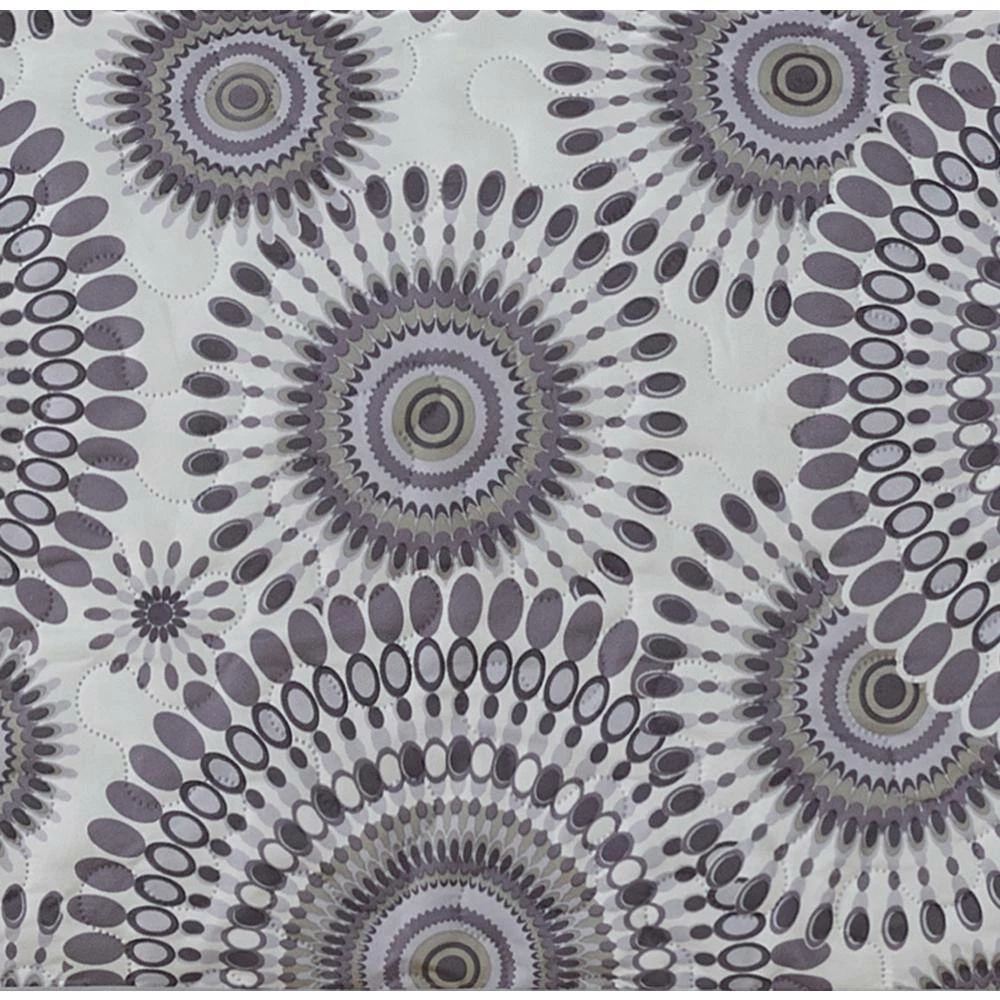 Discount ๐ Starburst 3-Piece Gray Microfiber Full/Queen Quilt Set by Harper Lane ๐ 3 Discount ๐ Starburst 3-Piece Gray Microfiber Full/Queen Quilt Set by Harper Lane ๐ - Image 3