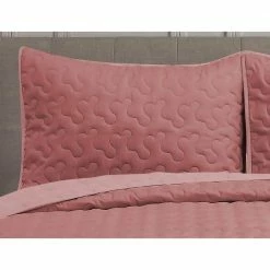 Coupon 😀 York 3-Piece Coral Microfiber Full / Queen Quilt Set by Harper Lane 😉 -Harper Lane Sales harper lane bedding sets 16357 4f 1000