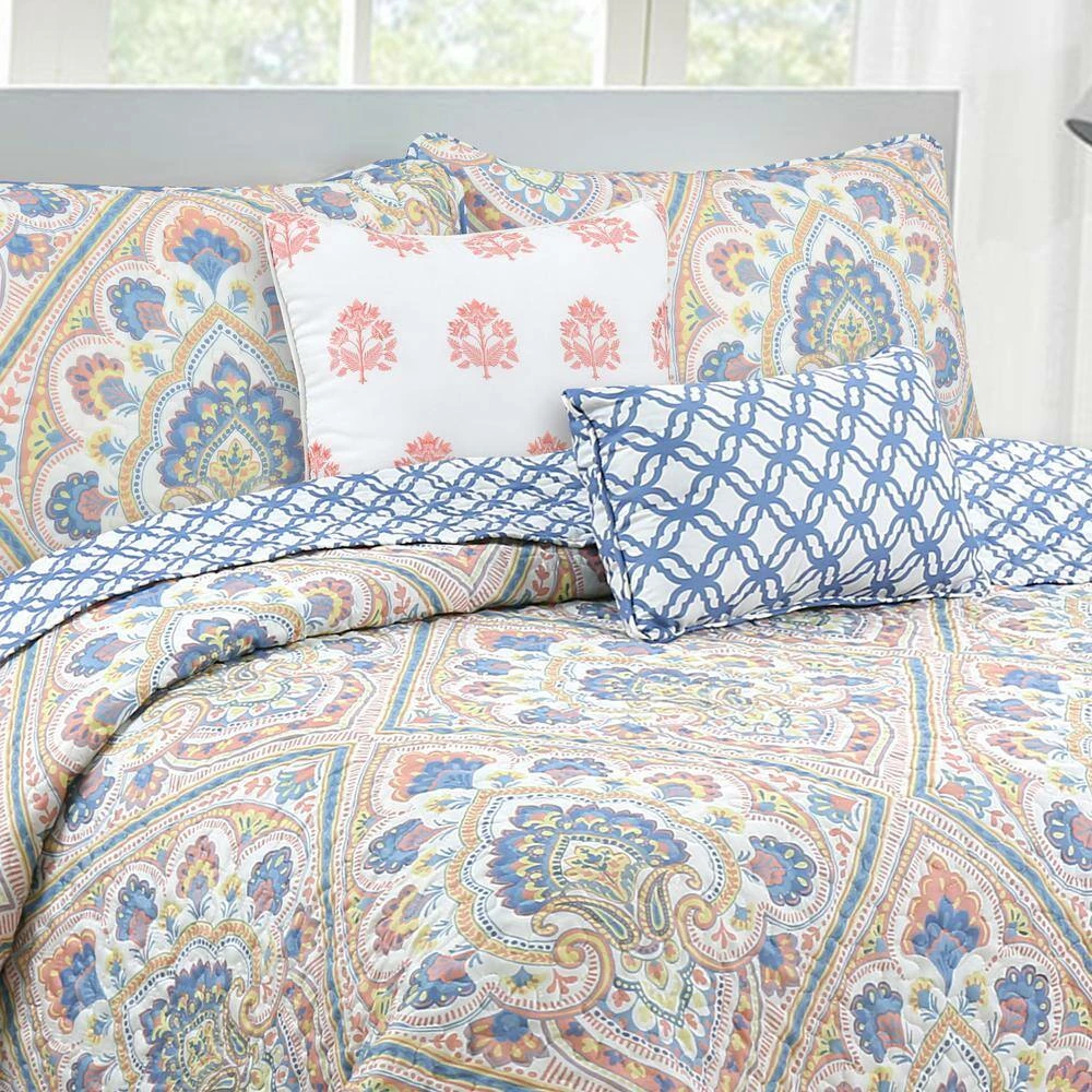 Outlet ๐คฉ Merriam 4-Piece Pink Microfiber Twin Quilt Set by Harper Lane ๐งจ 2 Outlet ๐คฉ Merriam 4-Piece Pink Microfiber Twin Quilt Set by Harper Lane ๐งจ - Image 2