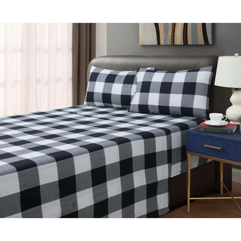 Hot Sale ๐ Ebony Plaid 2-Piece Microfiber White Pillowcase Pair by Harper Lane ๐ 3 Hot Sale ๐ Ebony Plaid 2-Piece Microfiber White Pillowcase Pair by Harper Lane ๐ - Image 3