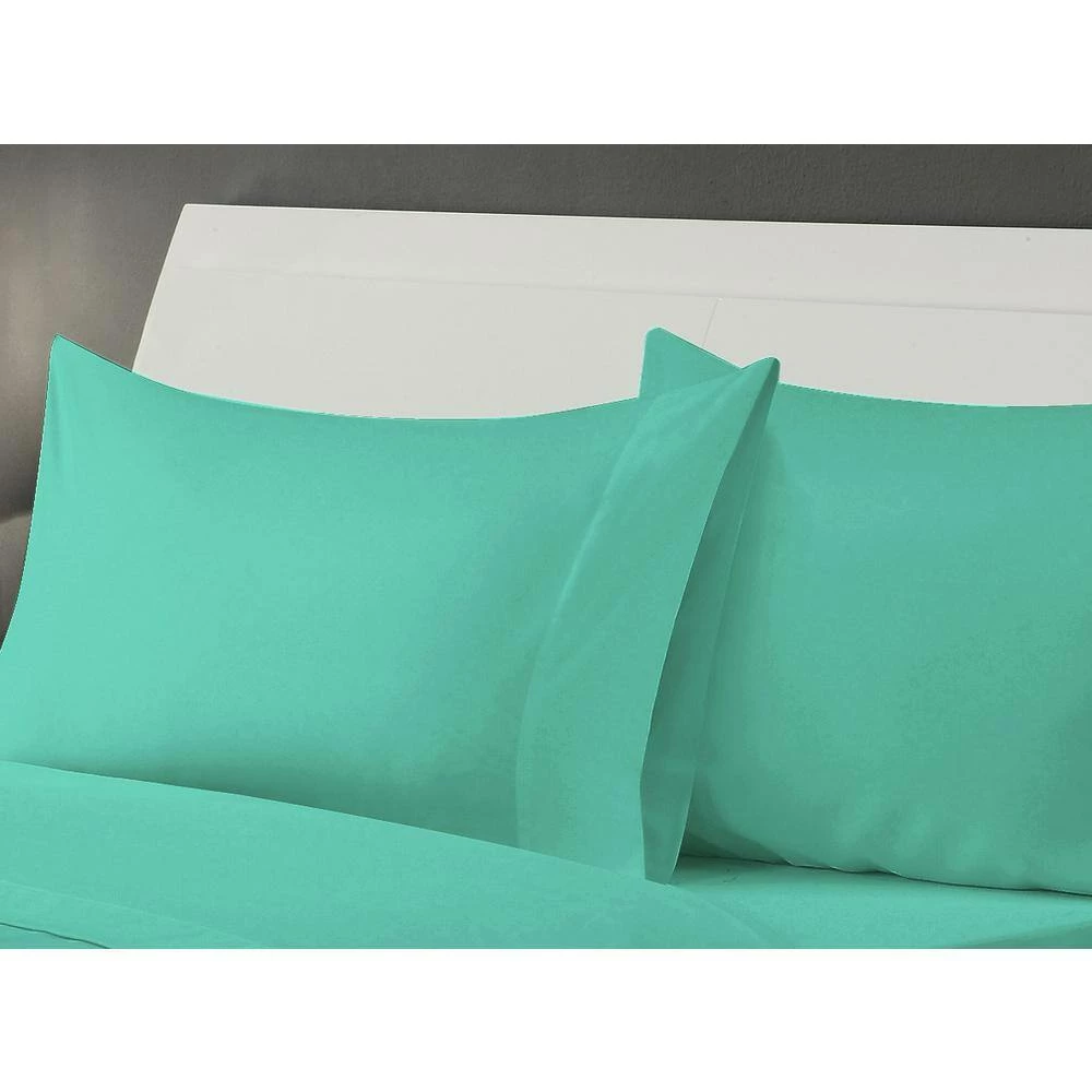 Brand new ๐ฏ Monroe 2-Piece Microfiber Aqua Pillowcase Pair by Harper Lane ๐ฏ 4 Brand new ๐ฏ Monroe 2-Piece Microfiber Aqua Pillowcase Pair by Harper Lane ๐ฏ - Image 4