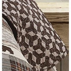 Cheap 🌟 Grizzly Multi 4-Piece Full/Queen Polyester Quilt Set by Harper Lane ✨ -Harper Lane Sales harper lane quilts 13478 4f 1000