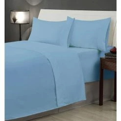 Hot Sale ๐ 6-Piece Blue Solid Microfiber King Sheet Set by Harper Lane ๐คฉ