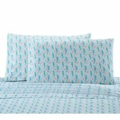 Coupon โ Seahorse 4-Piece White Microfiber King Sheet set by Harper Lane ๐