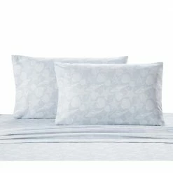 Budget ๐ Seashells 4-Piece Blue Microfiber King Sheet Set by Harper Lane ๐ฅฐ