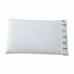 Flash Sale 💯 Seahorse Embroidered 4-Piece White Microfiber King Sheet Set by Harper Lane 👍 -Harper Lane Sales harper lane sheet sets 14841 4f 1000