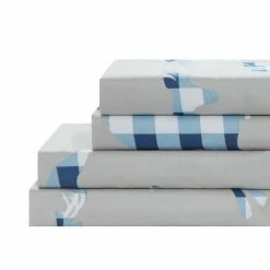 Buy 🥰 Claus 4-Piece Gray Microfiber Queen Sheet Set by Harper Lane ⌛ -Harper Lane Sales harper lane sheet sets 16691 4f 1000