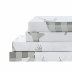 Coupon 😍 Claus 4-Piece White Microfiber Queen Sheet Set by Harper Lane 💯 -Harper Lane Sales harper lane sheet sets 16696 4f 1000