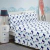 Outlet 🌟 Shark Fun 4-Piece Microfiber White Full Sheet Set by Harper Lane 🧨