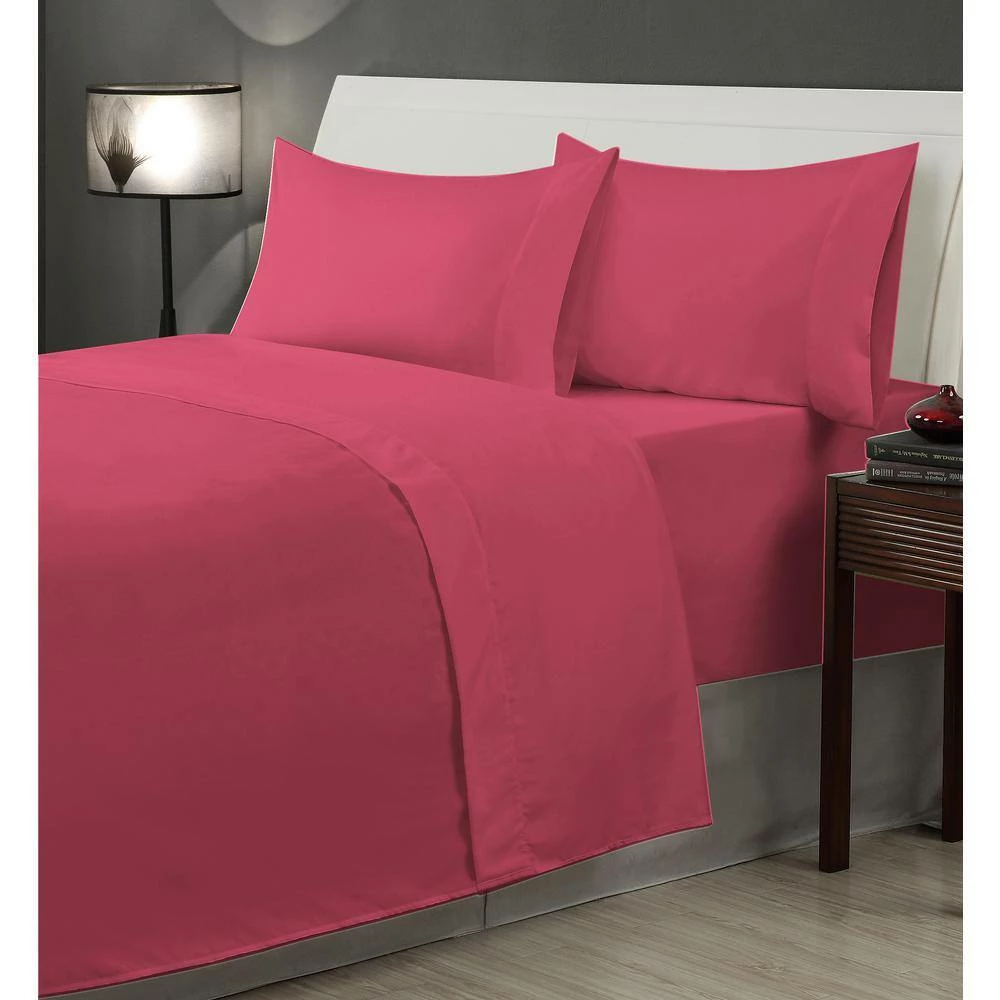 Best Pirce ๐ Monroe Solid 3-Piece Microfiber Raspberry Twin Sheet Set by Harper Lane ๐ฏ 2 Best Pirce ๐ Monroe Solid 3-Piece Microfiber Raspberry Twin Sheet Set by Harper Lane ๐ฏ - Image 2