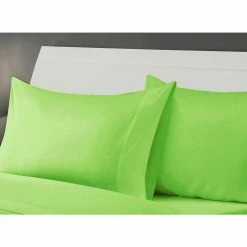 Wholesale 😉 Monroe Solid 3-Piece Lime Microfiber Twin Sheet Set by Harper Lane 🎁 -Harper Lane Sales harper lane sheet sets 17620 4f 1000