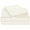 Cheap 😉 Monroe Solid 4-Piece Microfiber White Queen Sheet Set by Harper Lane 🎉