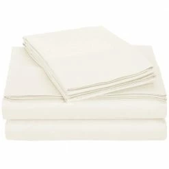 Cheap ๐ Monroe Solid 4-Piece Microfiber White Queen Sheet Set by Harper Lane ๐