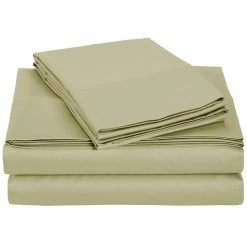 Wholesale ๐ฅ Monroe Solid 4-Piece Microfiber Sand Queen Sheet Set by Harper Lane ๐ฏ