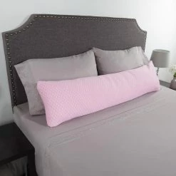 New โจ Pink Hypoallergenic Memory Foam Body Pillow with Removable Cover by Lavish Home ๐ 10 New โจ Pink Hypoallergenic Memory Foam Body Pillow with Removable Cover by Lavish Home ๐ -Harper Lane Sales lavish home bed pillows 82hd tex1000 1f 1000