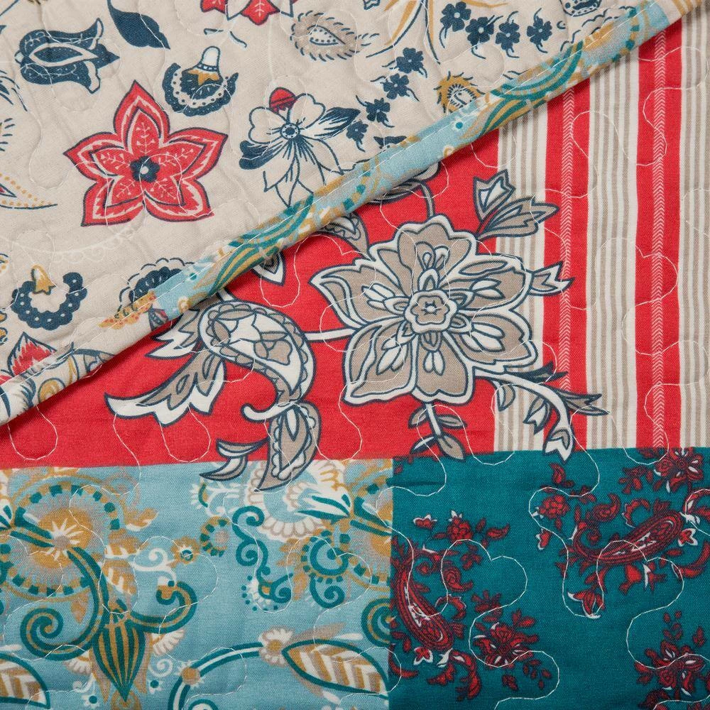 Best deal โ Mallory 3-Piece Red Queen Quilt Set by Lavish Home ๐ 3 Best deal โ Mallory 3-Piece Red Queen Quilt Set by Lavish Home ๐ - Image 3