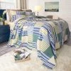 Buy 🌟 Lynsey 3-Piece Yellow Queen Quilt Set by Lavish Home ⌛