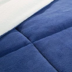 Cheapest 🔥 3-Piece Navy Queen Comforter Set by Lavish Home 🥰 -Harper Lane Sales lavish home bedding sets 66 401 fq n 40 1000