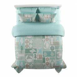 Budget 🔔 3-Piece Harbor Town Veranda Full/Queen Hypoallergenic Quilt Bedspread Set by Lavish Home 😍