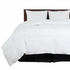 Flash Sale 🔥 All Season Year Round Warmth White Full/Queen Down Alternative Comforter by Lavish Home 🛒