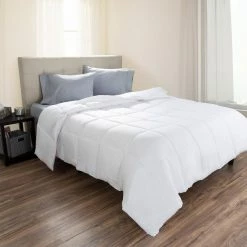 Budget ❤️ All Season Year Round Warmth White King Down Alternative Comforter by Lavish Home 👏 -Harper Lane Sales lavish home comforters m882000 31 1000