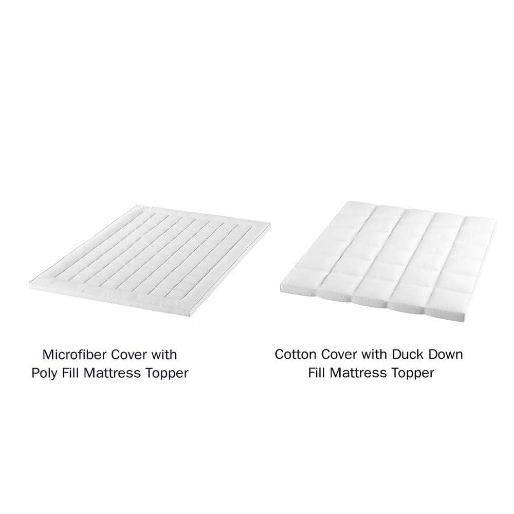 Cheap ๐ 78 in. Medium Standard Down Alternative King Mattress Topper by Lavish Home ๐ 1 Cheap ๐ 78 in. Medium Standard Down Alternative King Mattress Topper by Lavish Home ๐