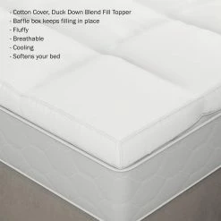 Top 10 โจ 54 in. Medium Standard Down Full Mattress Topper by Lavish Home ๐งจ 9 Top 10 โจ 54 in. Medium Standard Down Full Mattress Topper by Lavish Home ๐งจ -Harper Lane Sales lavish home mattress toppers 64 18 f 4f 1000