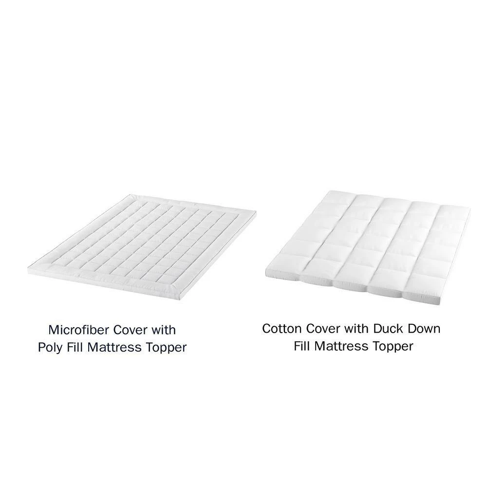 Deals ๐ฅฐ 80 in. Medium No Pocket Down Alternative King Mattress Topper by Lavish Home ๐ 4 Deals ๐ฅฐ 80 in. Medium No Pocket Down Alternative King Mattress Topper by Lavish Home ๐ - Image 4
