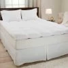 Deals 🥰 80 in. Medium No Pocket Down Alternative King Mattress Topper by Lavish Home 🌟