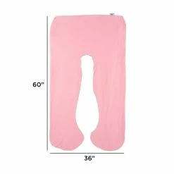 Budget 😍 Pink U-Shaped Full Body Cotton Jersey Pillowcase by Lavish Home 😍 -Harper Lane Sales lavish home pillowcases hw9018103 4f 1000