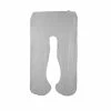 Hot Sale 🛒 U-Shaped Grey Standard Pillowcase by Lavish Home 🔥