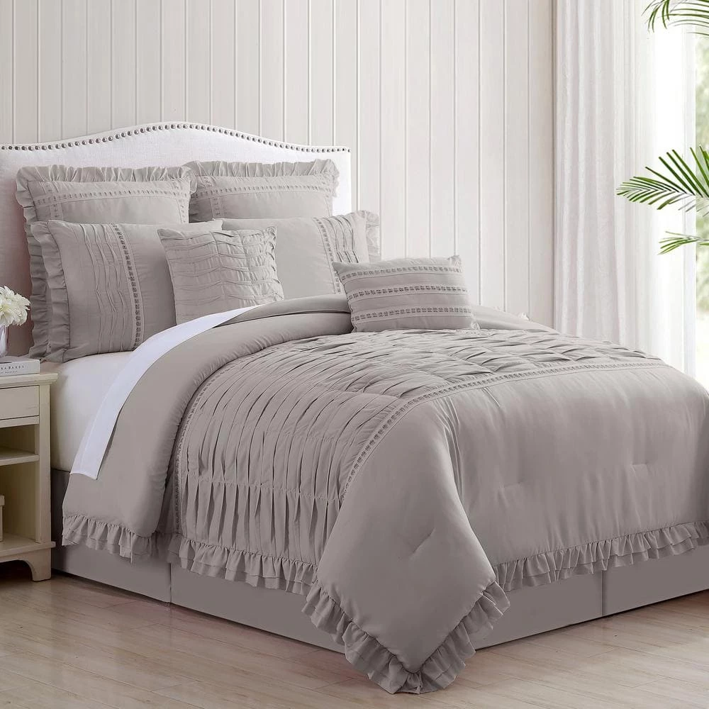 Coupon ๐ฅฐ 8-Piece Comforter Sets Antonella Silver King by MODERN THREADS โ๏ธ 1 Coupon ๐ฅฐ 8-Piece Comforter Sets Antonella Silver King by MODERN THREADS โ๏ธ